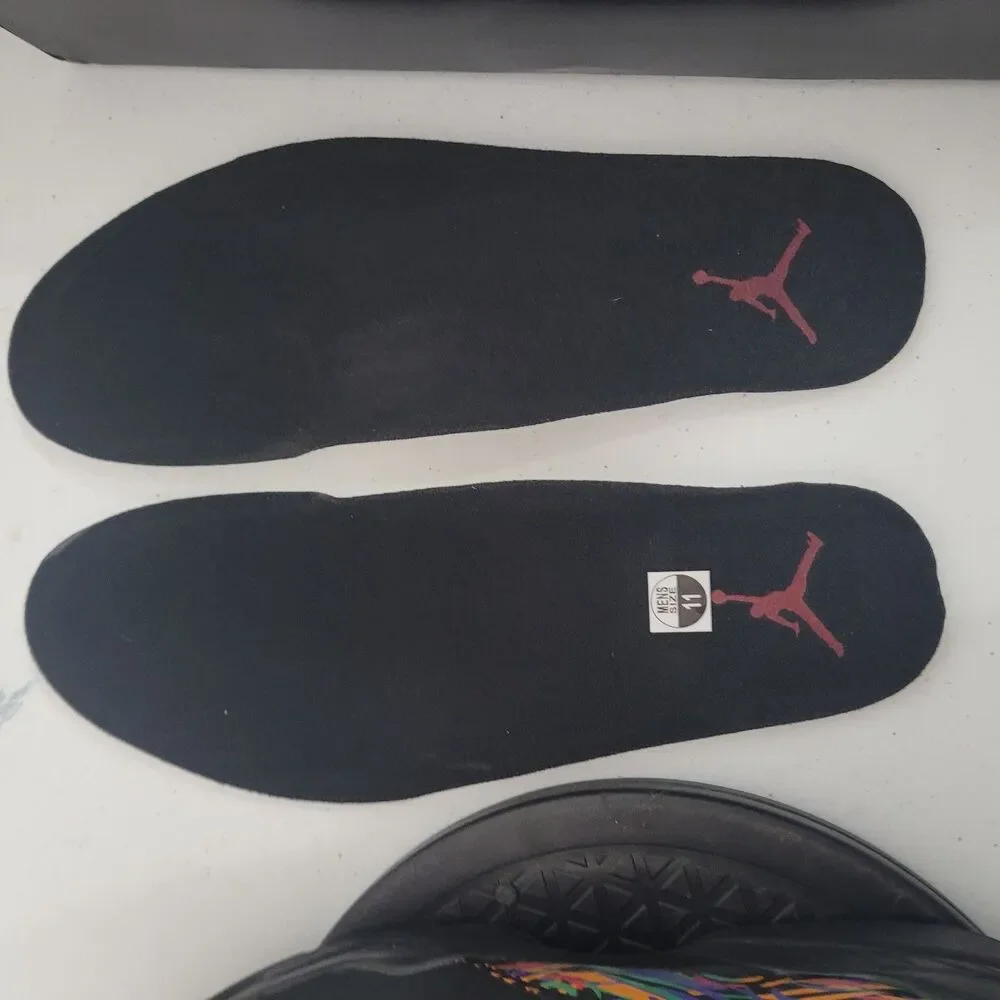 Nike Air Jordan 8 Tinker Air Raid size 11 athletic shoes laces nubuck comfort